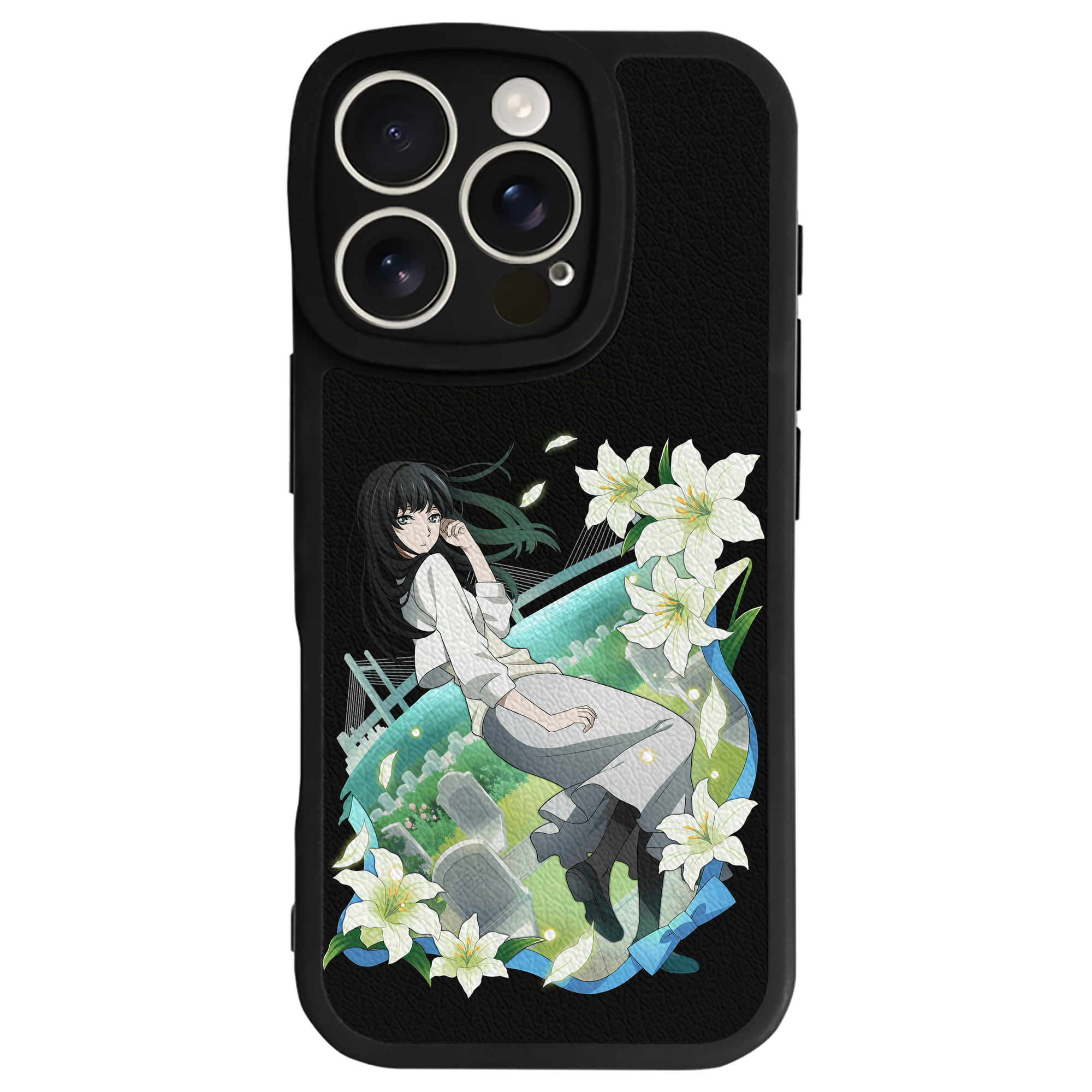 （画像用） 文豪ストレイドッグス Bungo Stray Dogs 【iPhone 16シリーズ対応】シリコンスマホケース（レザー調） 材質：シリコン